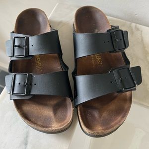 Birkenstock Arizona black sandals sz 39